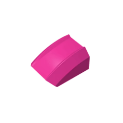 GOBRICKS GDS-1015 Curved 2 x 2 Lip - YWOBB