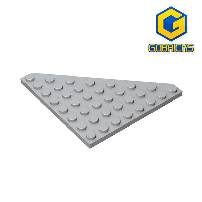 GOBRICKS GDS-700  Plate 8 x 8 Cut Corner - YWOBB