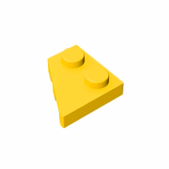 GOBRICKS GDS-559  Plate 2 x 2 Left - YWOBB