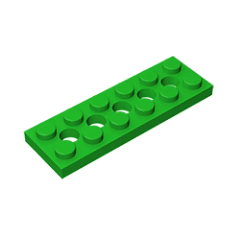 GOBRICKS GDS-698  Plate 2 x 6 with 5 Holes - YWOBB