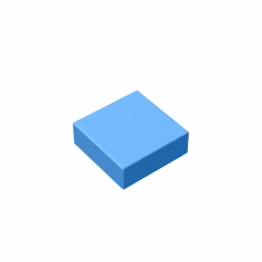 GOBRICKS GDS-613 Tile 1 x 1 - YWOBB