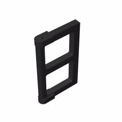 GOBRICKS GDS-792 Pane for Window 1 x 2 x 3 with Thick Corner Tabs - YWOBB