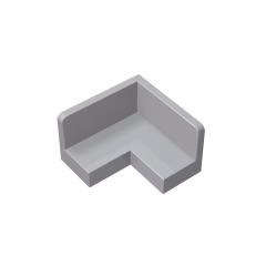 GOBRICKS GDS-1042 Panel 2 x 2 x 1 Corner - YWOBB