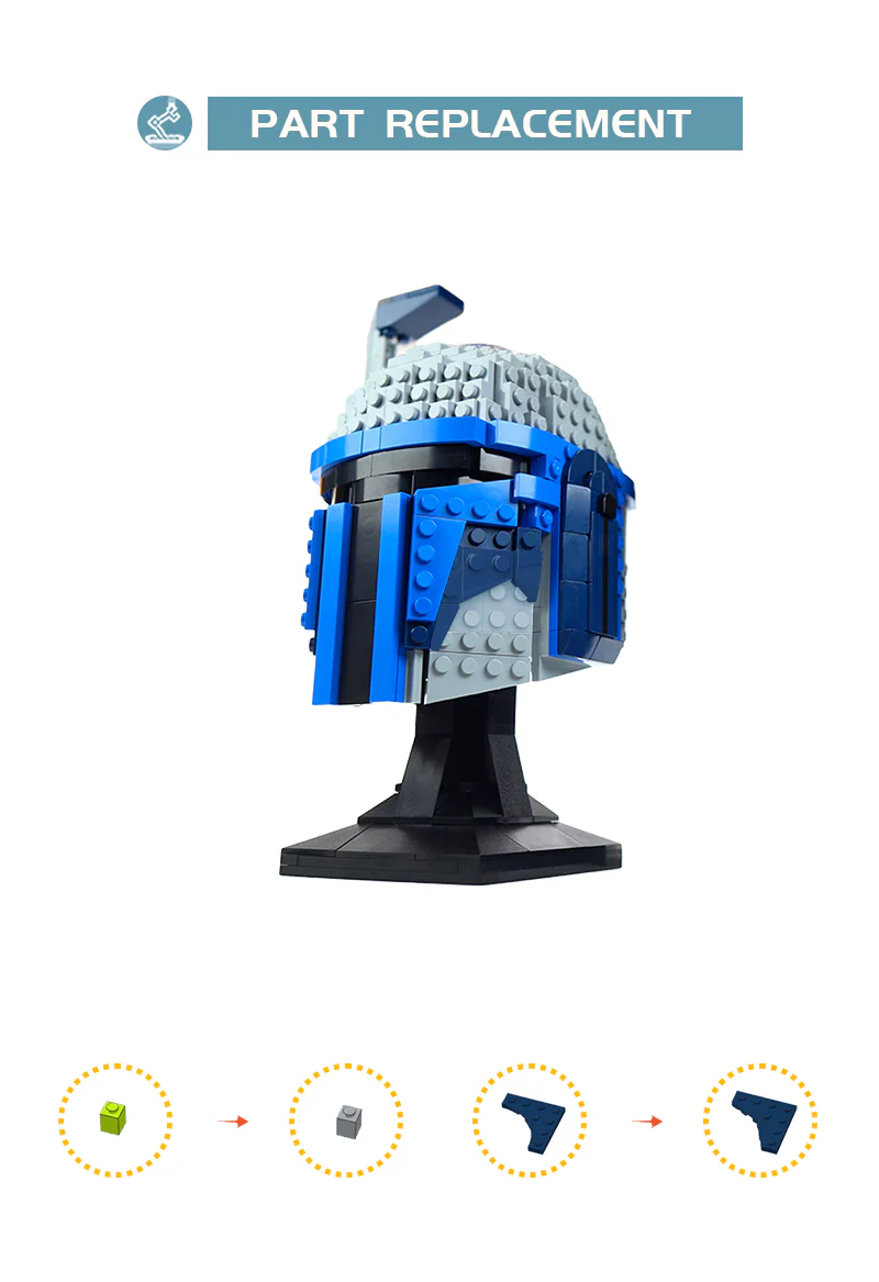 MOC 46502 Jango Fett Helmet Bust - YWOBB