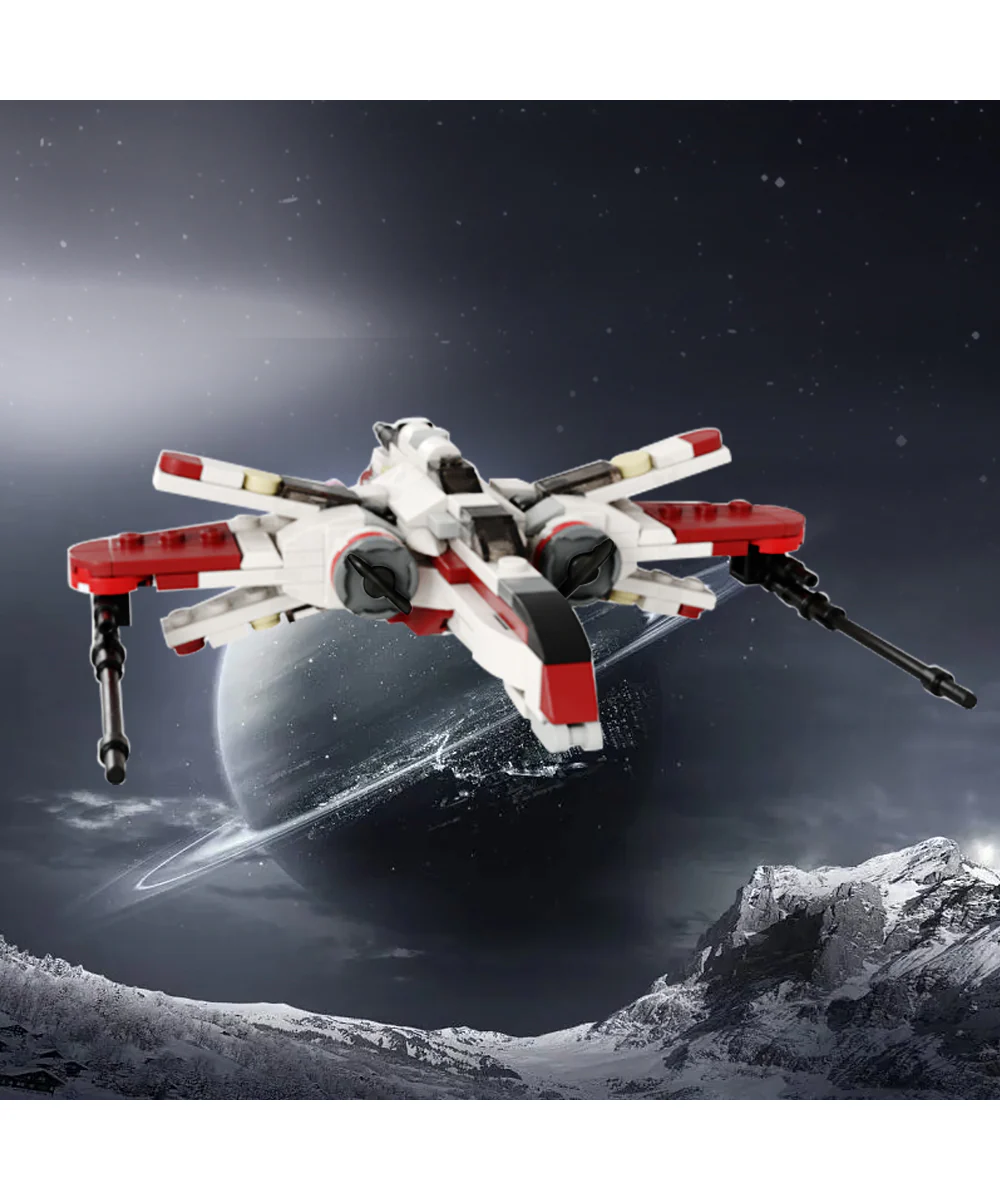 GOBRICKS MOC 129749 Mini Size ARC-170 starfighter - YWOBB