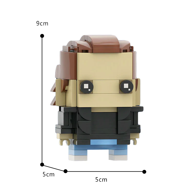 MOC 125950 Punk Eleven (Stranger Things) Custom Brickheadz - YWOBB