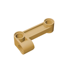 GOBRICKS GDS-1003 Pin Connector Perpendicular 2 x 4 Bent - YWOBB