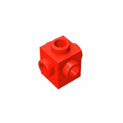 GOBRICKS GDS-650  Modified 1 x 1 with Studs on 4 Sides - YWOBB