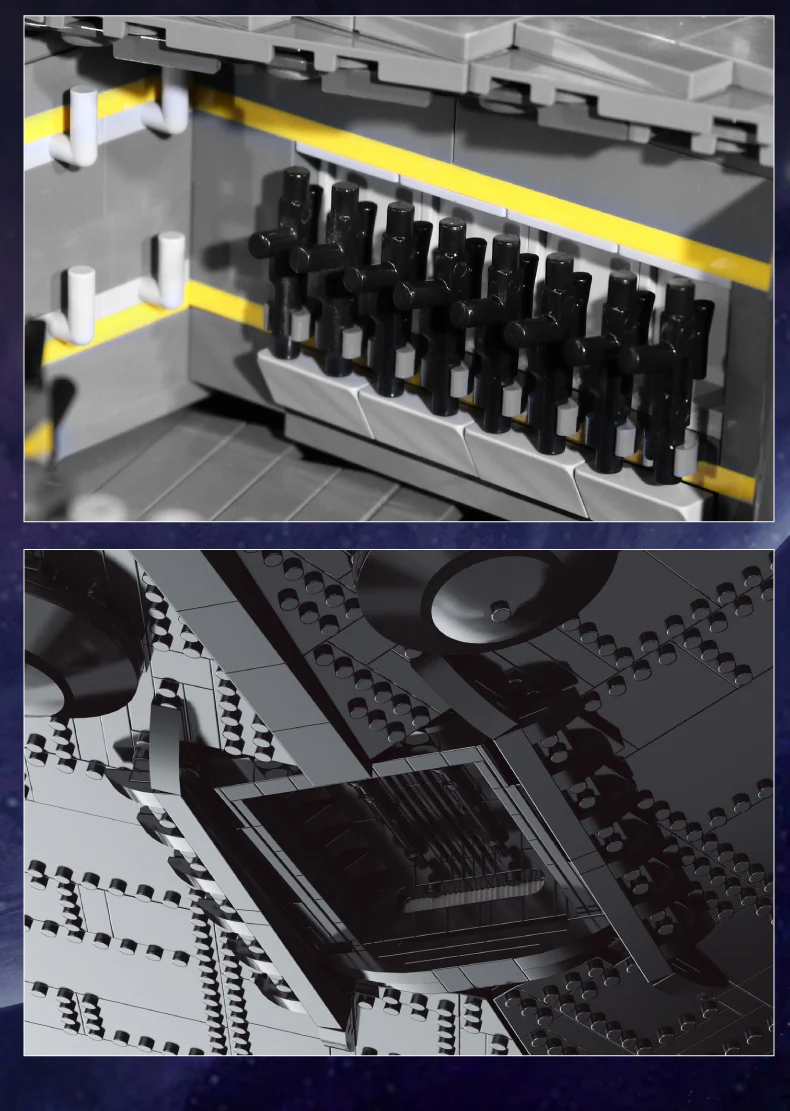 Mould King 21004 UCS Eclipse-class Dreadnought OVP EU Warehouse Version - YWOBB