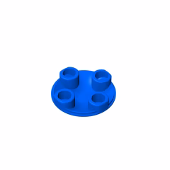 GOBRICKS GDS-608  Round 2 x 2 with Rounded Bottom - YWOBB