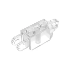 GOBRICKS GDS-1119 Hinge Brick 1 x 2 Locking with 1 Finger Vertical End and 2 Fingers Vertical End, 9 Teeth - YWOBB