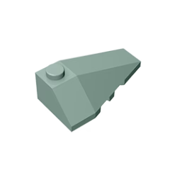 GOBRICKS GDS-754 Wedge 4 x 2 Triple Right - YWOBB