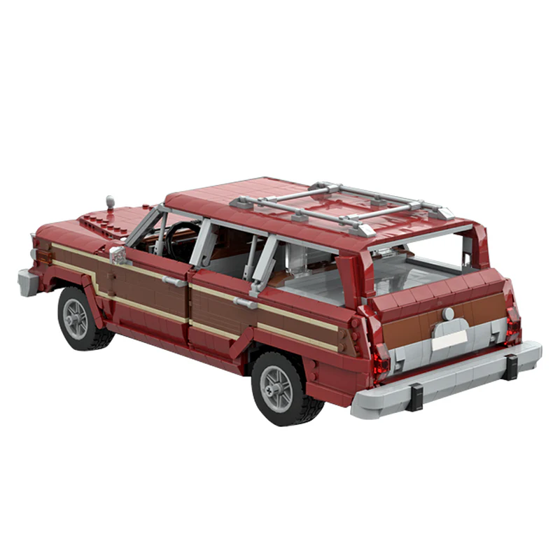 GOBRICKS MOC 154446 Jeep Grand Wagoneer - Skyler White's car [Breaking Bad] - YWOBB