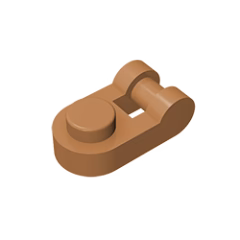 GOBRICKS GDS-1290 Round 1 x 1 with Bar Handle - YWOBB