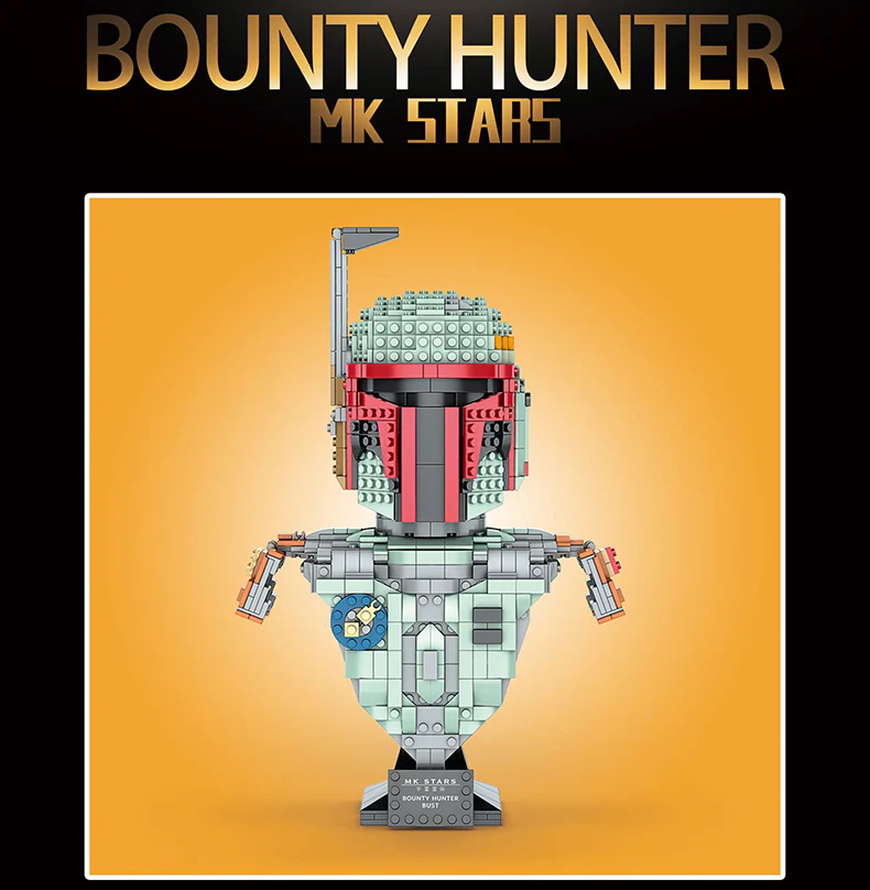 Mould King 21021 Bounty Hunter Bust - YWOBB
