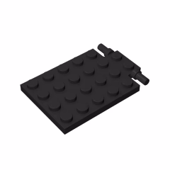 GOBRICKS GDS-844  Modified 4 x 6 with Trap Door Hinge - YWOBB