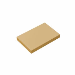 GOBRICKS GDS-1039 Tile 2 x 3 - YWOBB