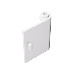 GOBRICKS GDS-1221 Door 1 x 3 x 3 Right - Open Between Top and Bottom Hinge - YWOBB