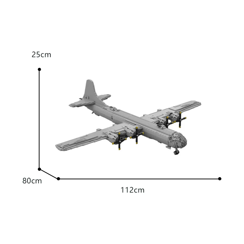 MOC 119970 B-29 Superfortress 1:35 Scale WWII Long-Range Bomber - YWOBB