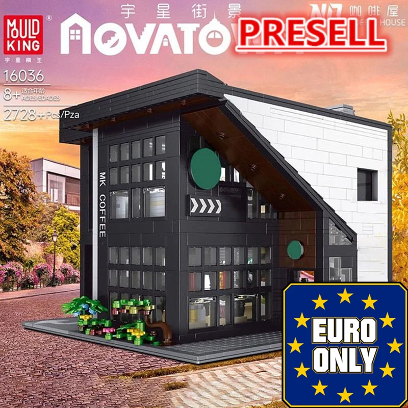 Mould King 16036 Modern Cafe Modular OVP EU Warehouse Version - YWOBB