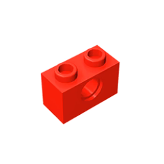 GOBRICKS GDS-623  Brick 1 x 2 with Hole - YWOBB