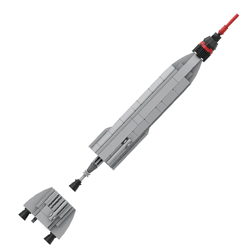 GOBRICKS MOC 36530 Mercury Atlas [1:110 Scale] - YWOBB