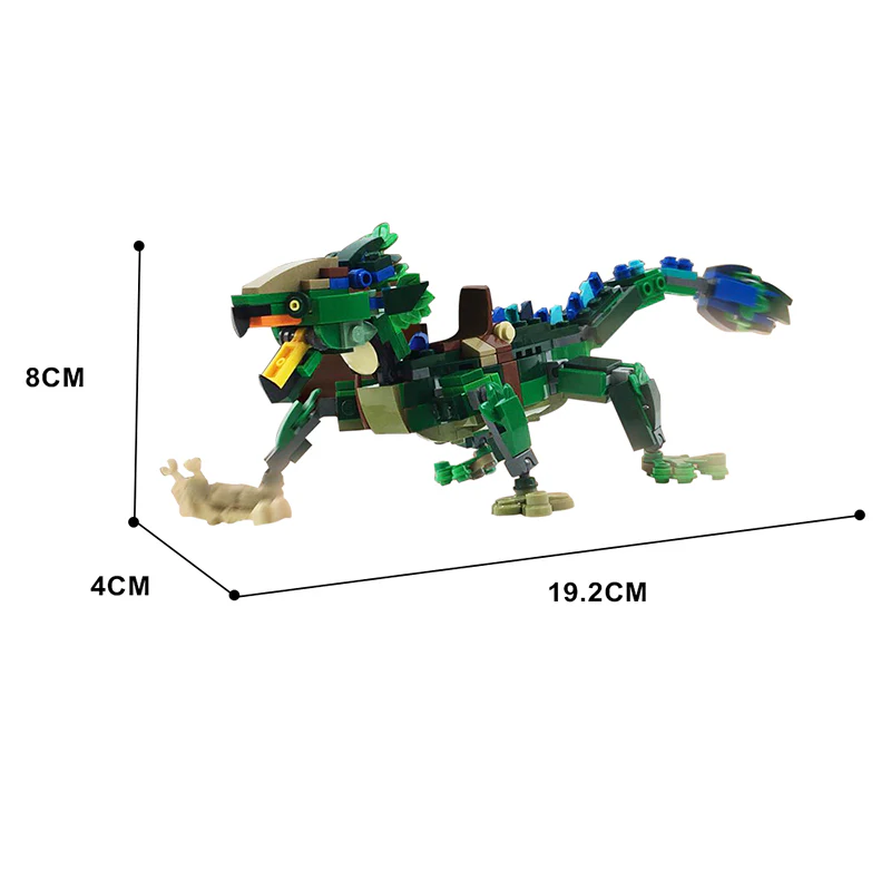 GOBRICKS MOC 124970 Pau'an Lizard Pal! - YWOBB