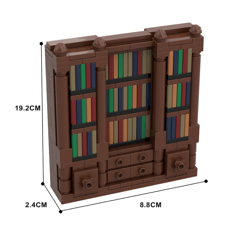 GOBRICKS MOC 117704 Book shelf - YWOBB