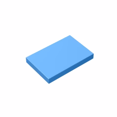 GOBRICKS GDS-1039 Tile 2 x 3 - YWOBB