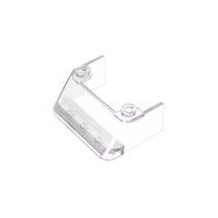 GOBRICKS GDS-1487 Windscreen 3 x 4 x 1 1/3 with 2 Studs on Top - YWOBB