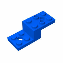 GOBRICKS GDS-713 Bracket 5 x 2 x 1 1/3 with 2 Holes - YWOBB