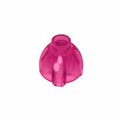 GOBRICKS GDS-1194 Round 2 x 2 Dome Bottom with Studs - YWOBB