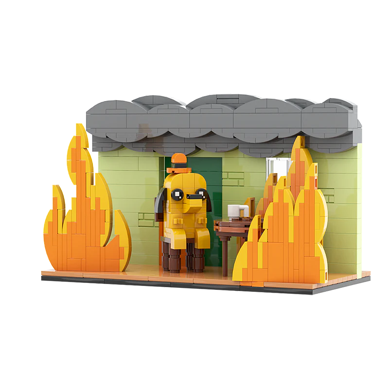 GOBRICKS MOC A0447Y01 this is fine dog - YWOBB