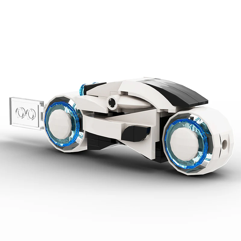 GOBRICKS MOC A0579Y03 Tron - White - YWOBB