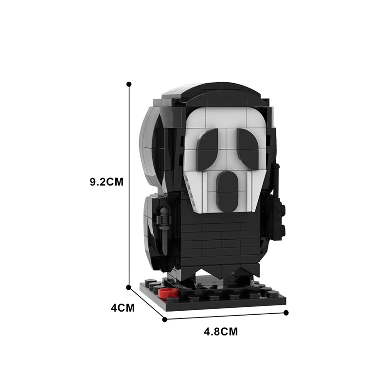 GOBRICKS MOC 54586 Scream Movie Mask Halloween Brickheadz - YWOBB