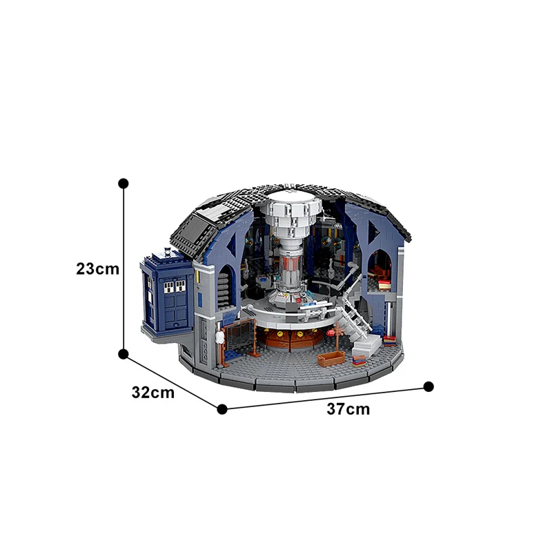 GOBRICKS MOC 165912 Doctor Who - 12th doctor Tardis - YWOBB