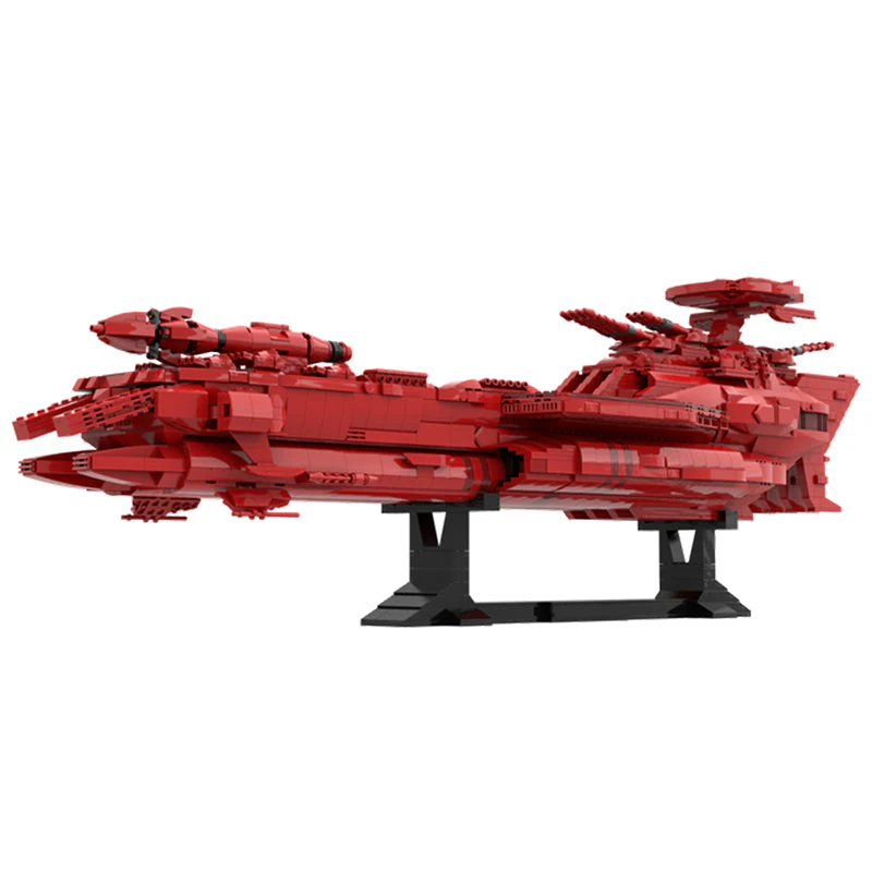 GOBRICKS MOC 128317 Great Imperial Garmilas Deusula the 3rd - Space Battleship Yamato 2205 - YWOBB