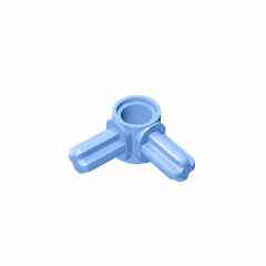 GOBRICKS GDS-924 Axle and Pin Connector Hub with 2 Perpendicular Axles - YWOBB