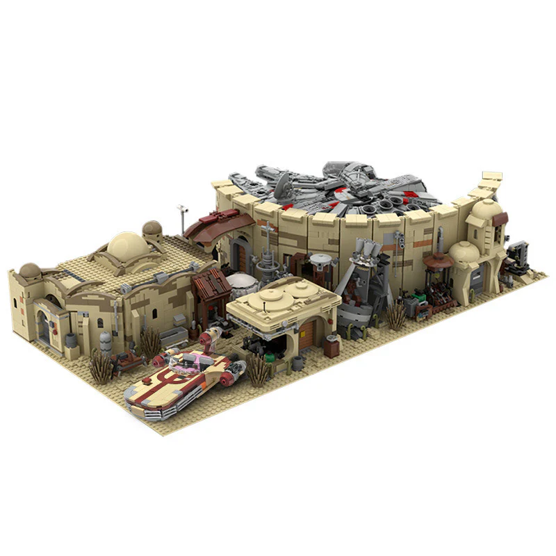 MOC C5332 Desert House With Falcon And Airship - YWOBB