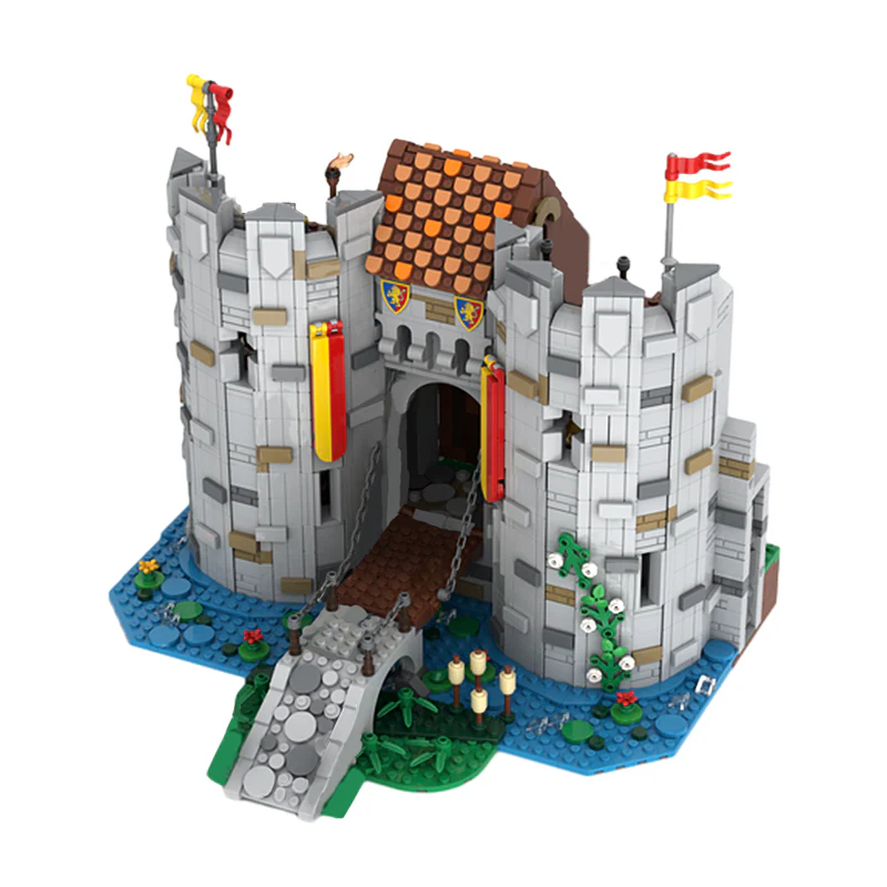GOBRICKS MOC 157507 The gate of Bricktenstein castle - YWOBB