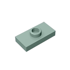 GOBRICKS GDS-803  Modified 1 x 2 with 1 Stud with Groove and Bottom Stud Holder - YWOBB