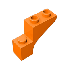 GOBRICKS GDS-858  Arch 1 x 3 x 2 - YWOBB