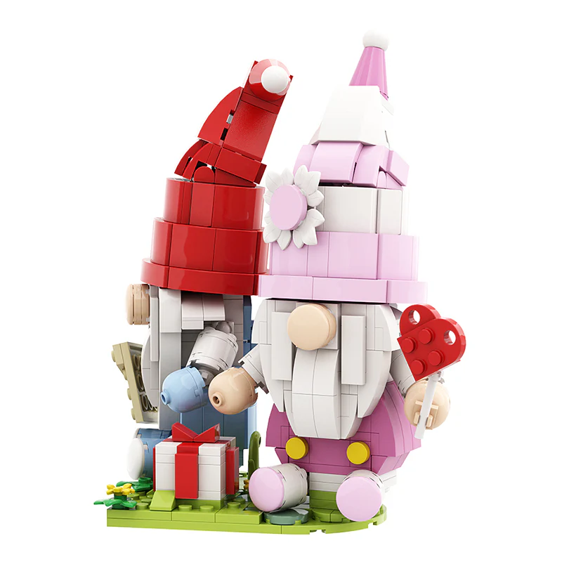 GOBRICKS MOC A0345 Valentine's Day Faceless Doll - YWOBB