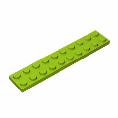 GOBRICKS GDS-514 Plate 2 x 10 - YWOBB