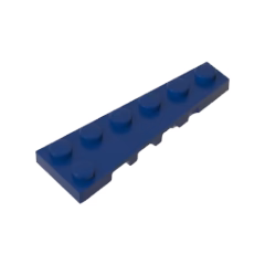 GOBRICKS GDS-2143 Wedge Plate 6 x 2 Right - YWOBB