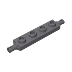 GOBRICKS GDS-1067 Modified 1 x 4 with Wheels Holder - YWOBB