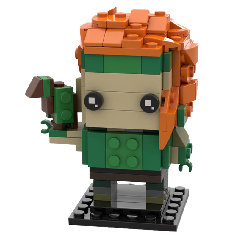 GOBRICKS MOC 116276 VALORANT Skye Brickheadz - YWOBB