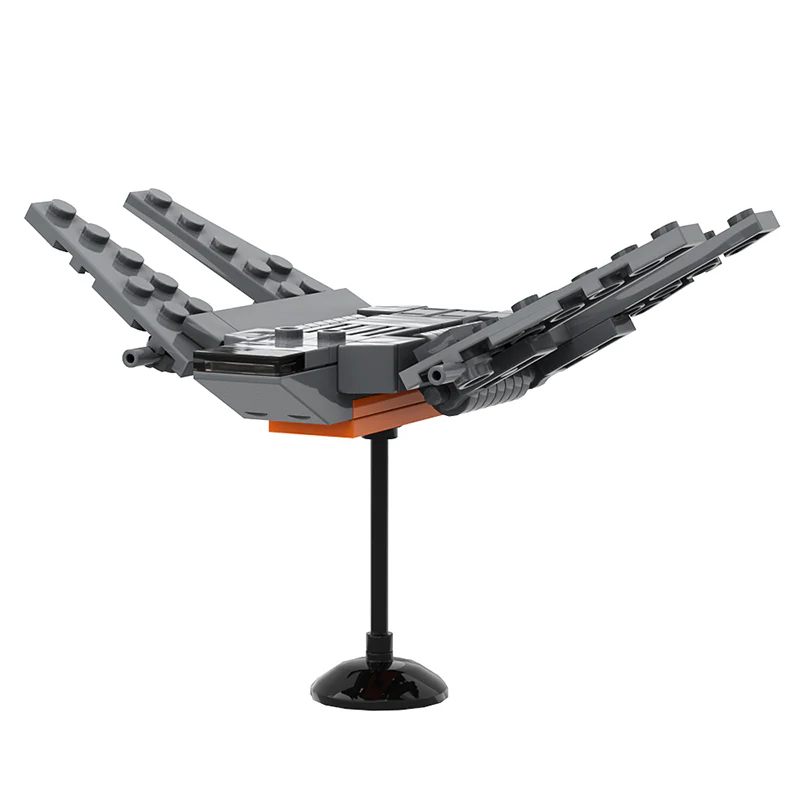 GOBRICKS MOC A0760 Zeta-class Heavy Cargo Shuttle Micro Scale - YWOBB