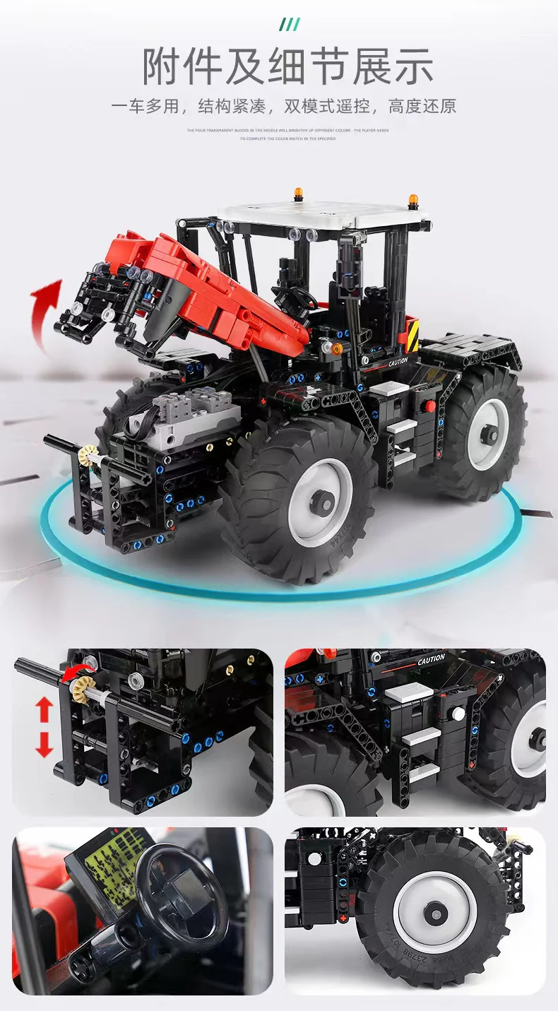 Mould King 17020 RC Tractor Fastrac 4000er series OVP EU Warehouse Version - YWOBB