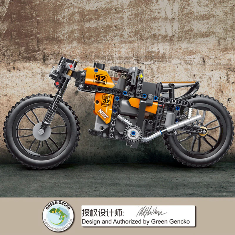 Mould King 23005 Fast RC Motorcycle - YWOBB